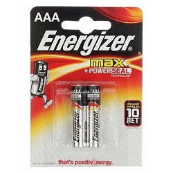 Батарейки Energizer Max LR03 BL2 (2шт./уп.)