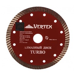 Диск алм VERTEXTOOLS турбо 200x22мм